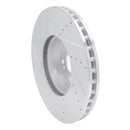 R1 16-23 Mercedes-Benz GLC300 Front & Rear Drilled & Slotted Silver Brake Rotor Set