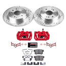 Power Stop 02-04 Honda CR-V Front & Rear Z26 Street Warrior Brake Kit w/Calipers