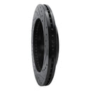 R1 97-04 Ford F-150 4WD Front Left Drilled & Slotted Black Brake Rotor