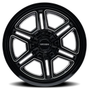 Mayhem 8117 Hermosa 20x10 / 8x170 BP / -25mm Offset / 125.2mm Hub Black/Milled Wheel
