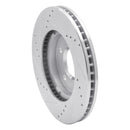 R1 97-05 Chevrolet Classic Front Right Drilled & Slotted Silver Brake Rotor