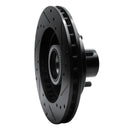R1 91-03 Chevrolet S10 Blazer Front Left Drilled & Slotted Black Brake Rotor