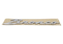 Ford Racing 21-23 Bronco Script Fender Badge - Silver
