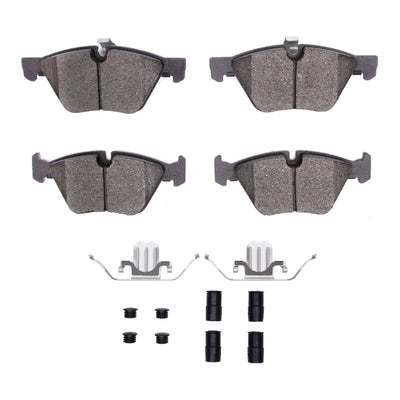 DFC 04-10 BMW 525i (Mexico) Front 5000 Advanced Low Metallic Brake Pads and Hardware Kit