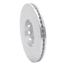 R1 92-08 Audi A6 Quattro Front Right Drilled & Slotted Silver Brake Rotor
