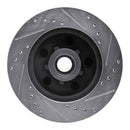 R1 88-94 Chevrolet C1500 Front Drilled & Slotted Silver Brake Rotor Set
