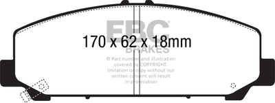 EBC S20 Brake Pad and Rotor Kit