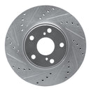 R1 99-07 Lexus ES300 Front Drilled & Slotted Silver Brake Rotor Set