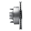 R1 95-07 Ford E-350 Econoline Front Left Drilled & Slotted Silver Brake Rotor