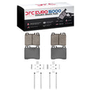 DFC 94-99 Mercedes-Benz S420 Front & Rear Geospec Rotors Euro 5000 Ceramic Pads w/Sensor/Hardware
