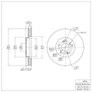 DFC GeoSPEC Coated Rotors - Plain