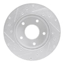 R1 1982-1988 Pontiac Firebird Rear Drill & Slot Silver Rotors