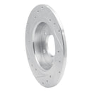 R1 07-13 Mazda 3 Front & Rear Drilled & Slotted Silver Brake Rotor Set