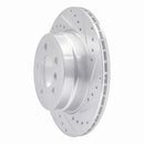 R1 07-19 BMW X5 Front & Rear Drilled & Slotted Silver Brake Rotor Set
