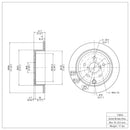 DFC GeoSPEC Coated Rotors - Plain