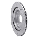 R1 13-17 Land Rover Range Rover Front & Rear Drilled & Slotted Silver Brake Rotor Set