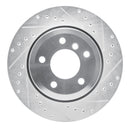 R1 06-10 BMW 528xi Front & Rear Drilled & Slotted Silver Brake Rotor Set