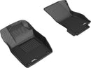 3D MAXpider 2019-2020 Audi A8L Kagu 1st & 2nd Row Floormats - Black