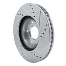 R1 13-19 Mazda CX-5 Front Drilled & Slotted Silver Brake Rotor Set