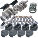 Eagle Ford 289/302 3.400in Crank 5.400in I-Beam Rods -6cc Flat Top 4.125in Pistons Rotating Assembly