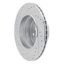 R1 06-10 BMW 528xi Front & Rear Drilled & Slotted Silver Brake Rotor Set
