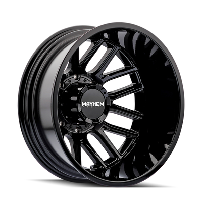 Mayhem 8107D Cogent Dually 20x8.25 / 8x200 BP / -192mm Offset / 142mm Hub Gloss Black Wheel