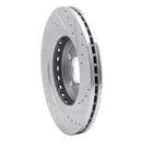 R1 17-20 Acura MDX Front & Rear Drilled & Slotted Silver Brake Rotor Set