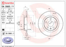 Brembo 13-22 Ford F-250 Super Duty/F-350 Super Duty Rear UV Coated Rotor