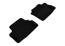 3D MAXpider 2008-2012 Honda Accord Coupe Kagu 1st & 2nd Row Floormats - Black
