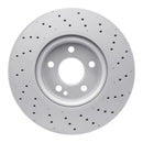 DFC 14-20 Infiniti QX30 Front Drilled Hi-Carbon Alloy Geomet Coated Rotor