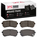 DFC 06-20 Dodge Attitude (Mexico) Rear 5000 Advanced Ceramic Brake Pads