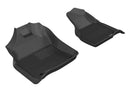 3D MAXpider 2012-2018 Dodge Ram 2500/3500 Mega Cab Kagu 1st & 2nd Row Floormats - Black