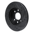 R1 88-20 Chevrolet SPARK (Mexico) Front Left Drilled & Slotted Black Brake Rotor