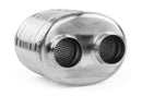APR Premium Sound Absorption Muffler - Dual 63.5mm (2.5in) Oval Body (220x 169x 211)