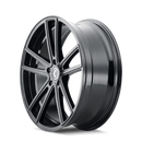 Kraze KR190 Lusso 18x8 / 5x112 BP / 40mm Offset / 66.56mm Hub Gloss Black Wheel