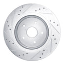 R1 20-24 Subaru WRX Front & Rear Drilled & Slotted Silver Brake Rotor Set