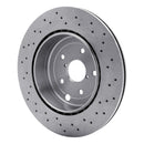 DFC 18-25 Subaru WRX STI Rear Drilled Brake Rotor