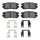 DFC 90-00 Mitsubishi Montero Rear 5000 Advanced Ceramic Brake Pads and Hardware Kit
