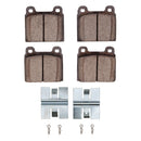 DFC 73-85 Volkswagen Type 2 Front 5000 Advanced Low Metallic Brake Pads and Hardware Kit