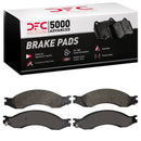 DFC 03-10 Chevrolet C5500 Kodiak Rear/Front 5000 Advanced Semi Metallic Brake Pads