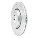 R1 09-15 Mitsubishi Lancer Front & Rear Drilled & Slotted Silver Brake Rotor Set