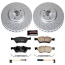 Power Stop 2006 Mercedes-Benz E500 Front & Rear Z23 Evolution Sport Coated Brake Kit
