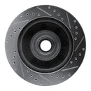 R1 03-05 Ford F-250 2WD (Super Duty) Front Left Drilled & Slotted Silver Brake Rotor