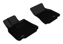 3D MAXpider 2007-2012 Lexus LS460 Kagu 1st & 2nd Row Floormats - Black