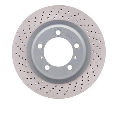 DFC 12-16 Porsche 911 Left Rear Drilled GeoSPEC Coated Rotor