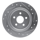 R1 03-09 Chrysler PT Cruiser Front & Rear Drilled & Slotted Silver Brake Rotor Set