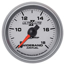 Autometer Ultra-Lite II 2 1/16in 8:1-18:1 AFR Analog Wideband FSE Air/Fuel Ratio Gauge