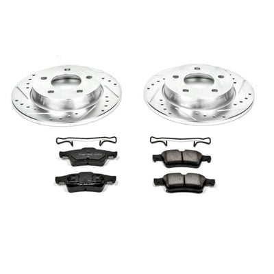 Power Stop 04-05 Mazda 3 Rear Z23 Evolution Kit W/Cals