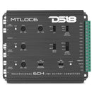 DS18 6-Chnl Speaker Emulator Remote Out Level Matching Controls LED Clip Indicator Hi/Low Converters