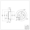 DFC GeoSPEC Coated Rotors - Plain